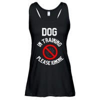 Dog In Training Please Ignore Ladies Essential Flowy Tank