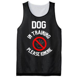 Dog In Training Please Ignore Mesh Reversible Basketball Jersey Tank