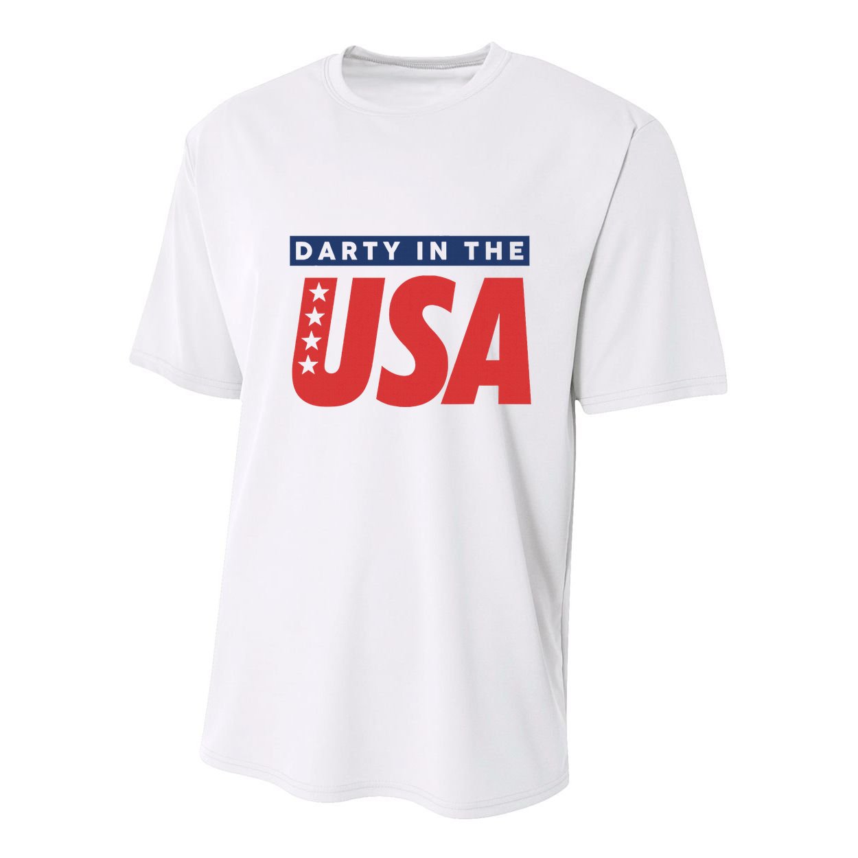 Darty In The Usa Independence Day Youth Performance Sprint T-Shirt