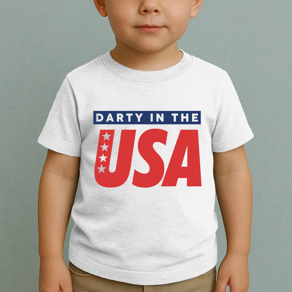 Darty In The Usa Independence Day Toddler T-Shirt