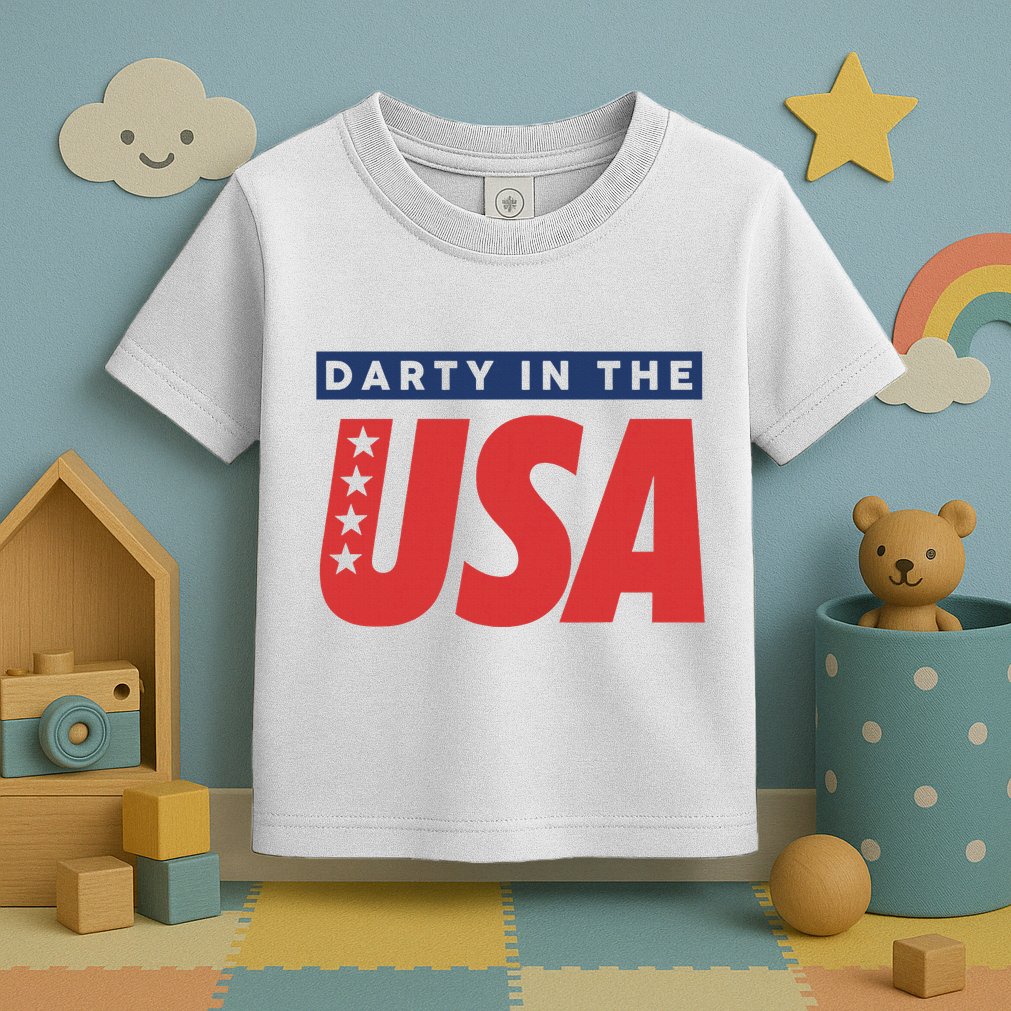 Darty In The Usa Independence Day Toddler T-Shirt