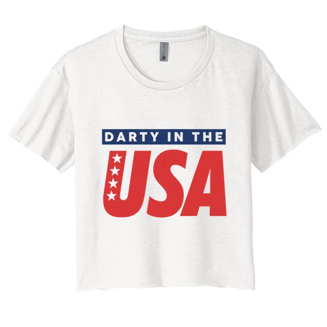Darty In The Usa Independence Day Crop Top