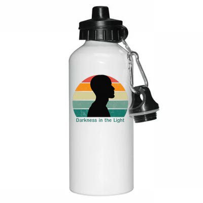 Darkness In The Light Aluminum Water Bottle 