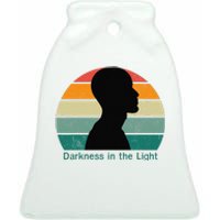 Darkness In The Light Ceramic Bell Ornament