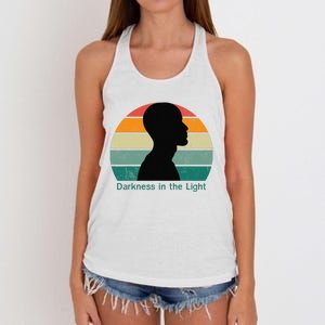 Darkness In The Light Women's Knotted Racerback Tank