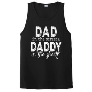 Dad In The Streets Daddy In The Sheets Funny Fathers Day PosiCharge Competitor Tank