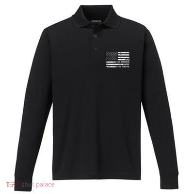 Dad In The Streets Daddy In The Sheets Presents For Dad Gift Performance Long Sleeve Polo