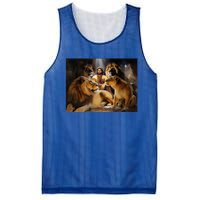 Daniel In The Lions Den Jesus And Lion Christian Bible Mesh Reversible Basketball Jersey Tank