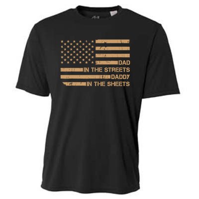 Dad In The Streets Daddy In The Sheets Presents For Dad Cooling Performance Crew T-Shirt