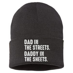 Dad In The Streets Daddy In The Sheets Sustainable Knit Beanie