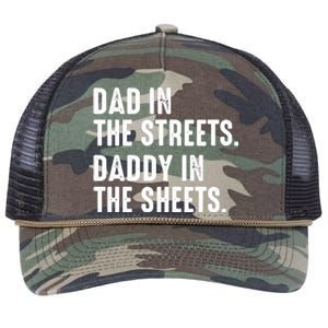 Dad In The Streets Daddy In The Sheets Retro Rope Trucker Hat Cap