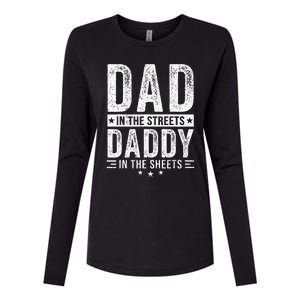 Dad In The Streets Daddy In The Sheets Womens Cotton Relaxed Long Sleeve T-Shirt