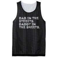 Dad In The Streets Daddy In The Sheets Vintage Funny Mesh Reversible Basketball Jersey Tank