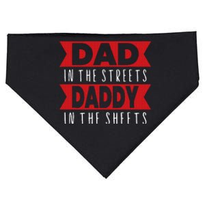 Dad In The Streets Daddy In The Sheets Funny Sarcastic Dad USA-Made Doggie Bandana