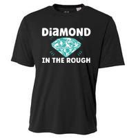 Diamond In The Rough Crystal Diamond Geologist Cooling Performance Crew T-Shirt