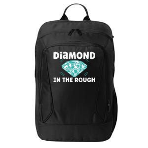 Diamond In The Rough Crystal Diamond Geologist City Backpack