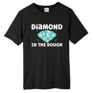 Diamond In The Rough Crystal Diamond Geologist Tall Fusion ChromaSoft Performance T-Shirt