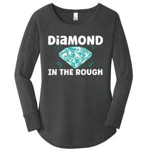 Diamond In The Rough Crystal Diamond Geologist Women's Perfect Tri Tunic Long Sleeve Shirt