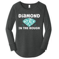 Diamond In The Rough Crystal Diamond Geologist Women's Perfect Tri Tunic Long Sleeve Shirt