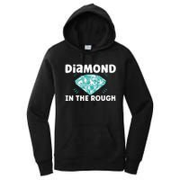 Diamond In The Rough Crystal Diamond Geologist Women's Pullover Hoodie