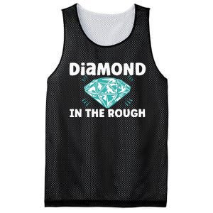 Diamond In The Rough Crystal Diamond Geologist Mesh Reversible Basketball Jersey Tank