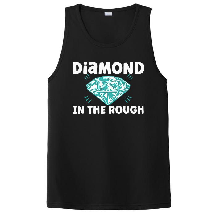 Diamond In The Rough Crystal Diamond Geologist PosiCharge Competitor Tank