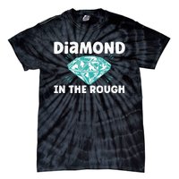 Diamond In The Rough Crystal Diamond Geologist Tie-Dye T-Shirt