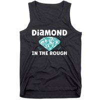 Diamond In The Rough Crystal Diamond Geologist Tank Top