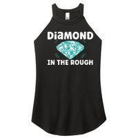 Diamond In The Rough Crystal Diamond Geologist Women's Perfect Tri Rocker Tank