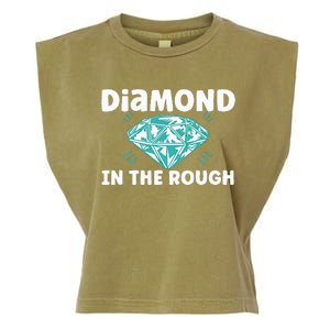 Diamond In The Rough Crystal Diamond Geologist Garment-Dyed Women's Muscle Tee