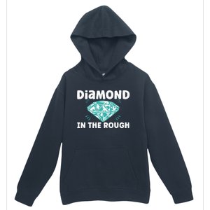 Diamond In The Rough Crystal Diamond Geologist Urban Pullover Hoodie