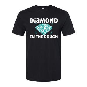 Diamond In The Rough Crystal Diamond Geologist Softstyle CVC T-Shirt