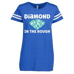 Diamond In The Rough Crystal Diamond Geologist Enza Ladies Jersey Football T-Shirt