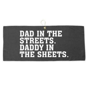 Dad In The Streets Daddy In The Sheets Large Microfiber Waffle Golf Towel