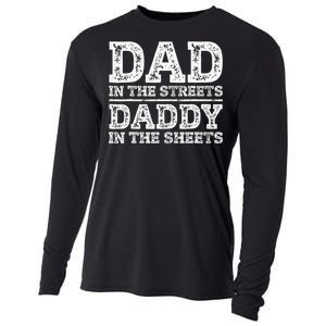 Dad In The Streets Daddy In The Sheets Presents For Dad Cooling Performance Long Sleeve Crew