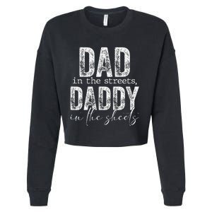 Dad In The Streets Daddy In The Sheets Presents For Dad Cropped Pullover Crew