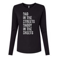 Dad In The Streets Daddy In The Sheets Presents For Dad Womens Cotton Relaxed Long Sleeve T-Shirt