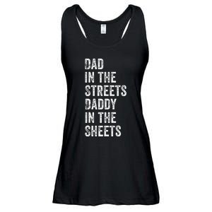 Dad In The Streets Daddy In The Sheets Presents For Dad Ladies Essential Flowy Tank