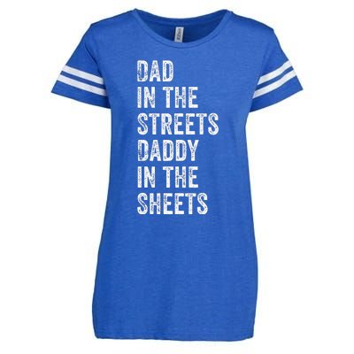 Dad In The Streets Daddy In The Sheets Presents For Dad Enza Ladies Jersey Football T-Shirt