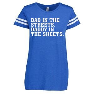 Dad In The Streets Daddy In The Sheets Apparel Enza Ladies Jersey Football T-Shirt