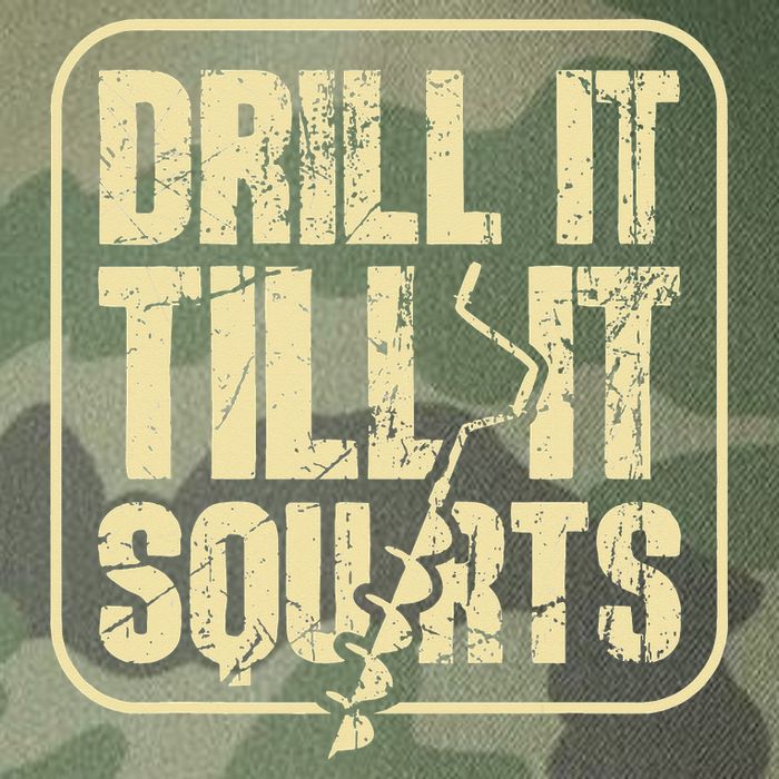 Drill It Till It Squirts Funny Winter Ice Fishing Legacy Tie Dye Trucker Hat
