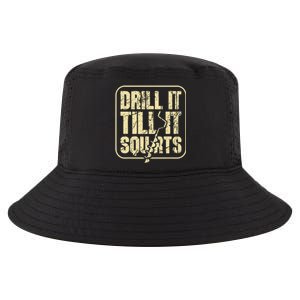 Drill It Till It Squirts Funny Winter Ice Fishing Cool Comfort Performance Bucket Hat