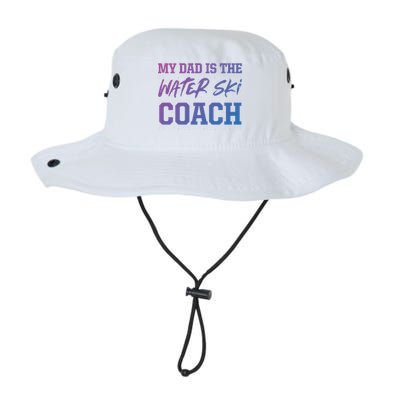 Dad Is The Water Ski Coach Appreciation Water Skiing Gift Legacy Cool Fit Booney Bucket Hat