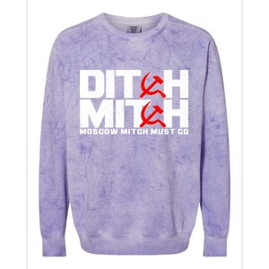 Ditch Mitch Moscow Mitch Must Go Colorblast Crewneck Sweatshirt