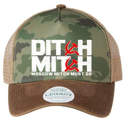 Ditch Mitch Moscow Mitch Must Go Legacy Tie Dye Trucker Hat