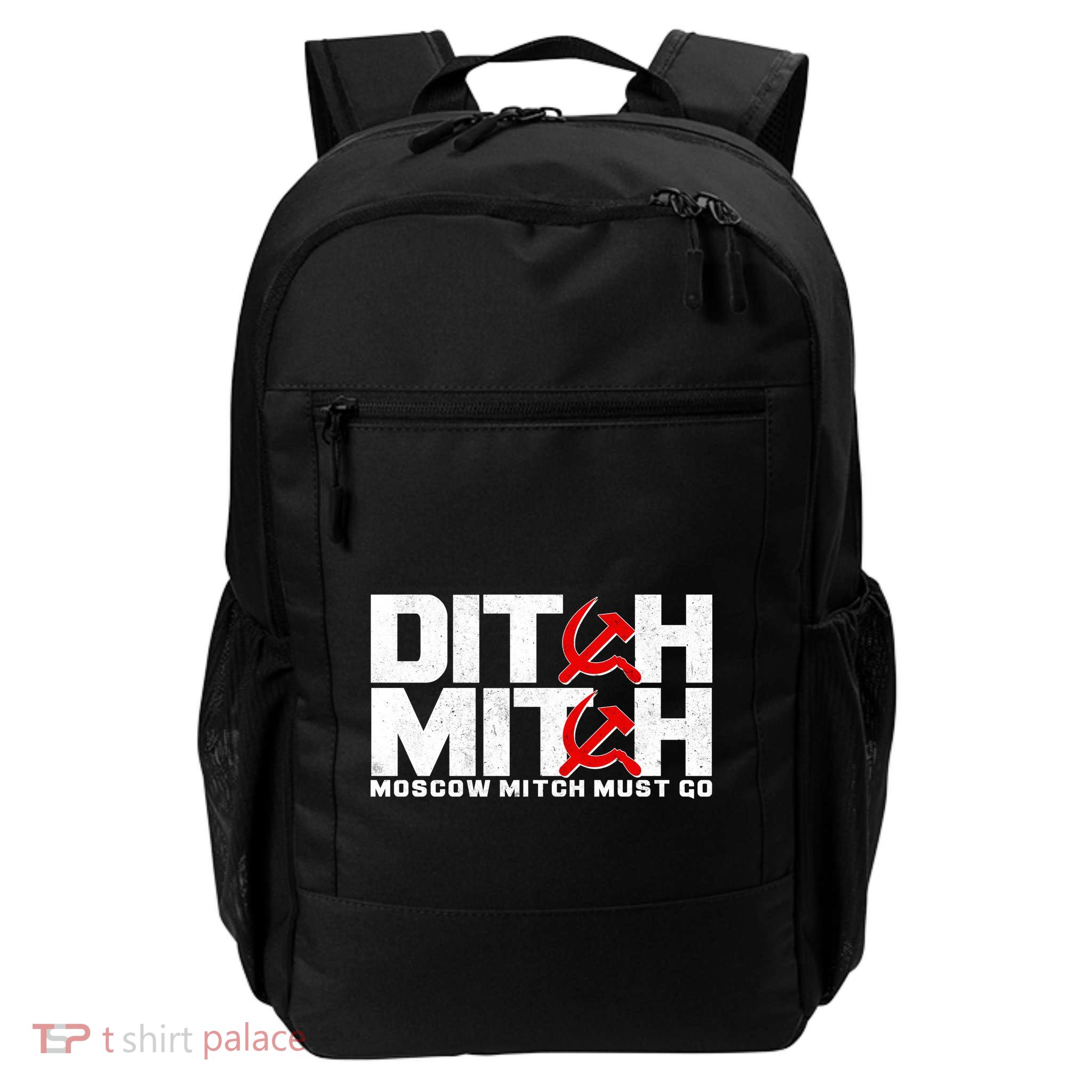 Ditch Mitch Moscow Mitch Must Go Daily Commute Backpack