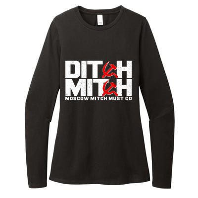 Ditch Mitch Moscow Mitch Must Go Womens CVC Long Sleeve Shirt