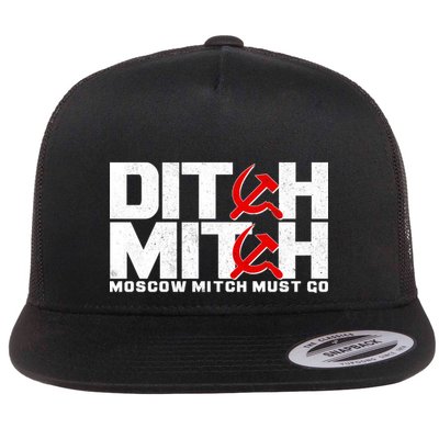 Ditch Mitch Moscow Mitch Must Go Flatbill Hat