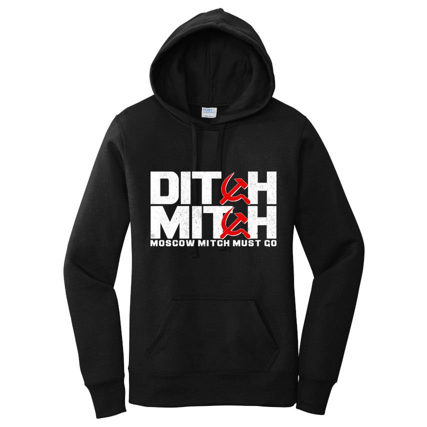 Ditch Mitch Moscow Mitch Must Go Women's Pullover Hoodie