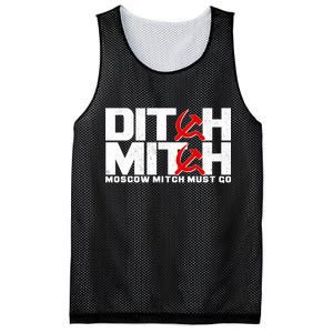 Ditch Mitch Moscow Mitch Must Go Mesh Reversible Basketball Jersey Tank